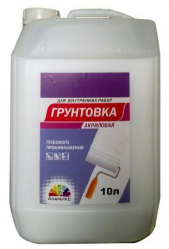 Грунтовка акриловая глубокого проникновения для внутренних работ