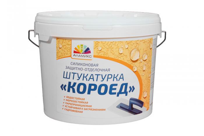 Штукатурка силиконовая защитно-отделочная «Короед»