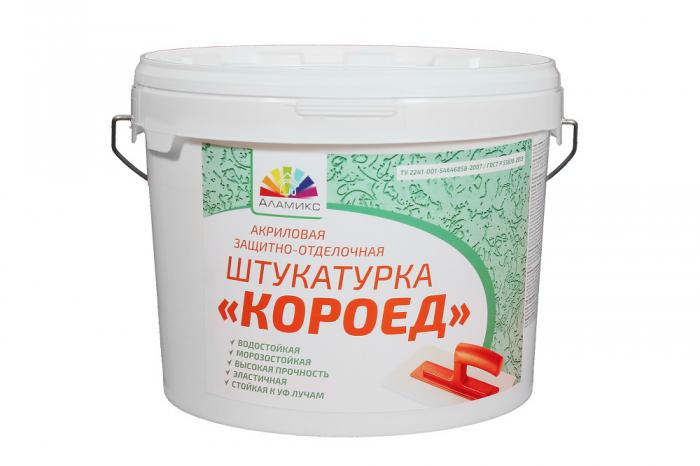 Штукатурка акриловая защитно-отделочная «Короед»